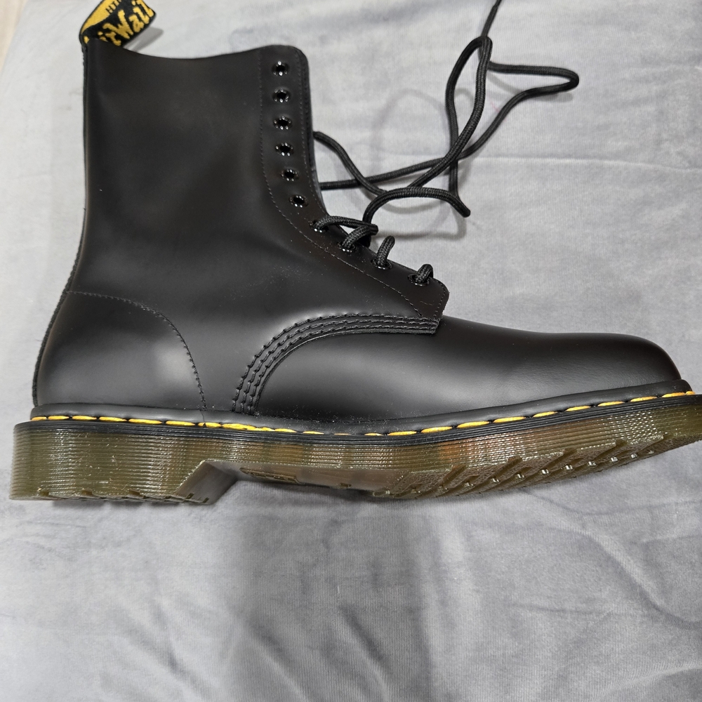 Dr. Martens 1490 Black Leather Boots